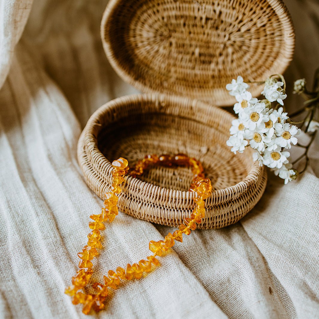 Amber necklace for children Insight Stones