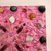 Charger l&#39;image dans la galerie, Crystal Grid Schilderij: Bescherming voor het hart - Insight Stones