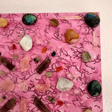 Carica l&#39;immagine nel visualizzatore di Gallery, Crystal Grid Schilderij: Bescherming voor het hart - Insight Stones