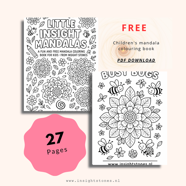 Free mandala colouring book for kids - Little Insight Mandalas - Insight Stones