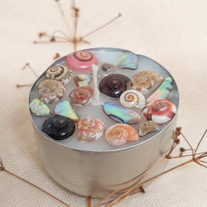Versierde waxinelichtjes - brandduur: 8 uur - Insight Stones