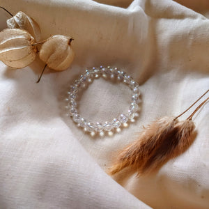 Angel Aura kwarts kogelarmband 8mm - Insight Stones