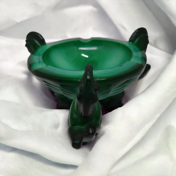 Art Deco Malachiet Asbak 'Pegasus' - Insight Stones