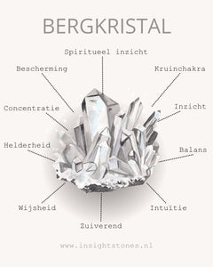 Bergkristal Splitarmband - Insight Stones