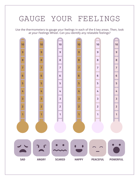 Feelings worksheets - English - Insight Stones