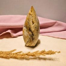 Charger l&#39;image dans la galerie, Gele crazy lace agaatsculptuur met druzy - Insight Stones