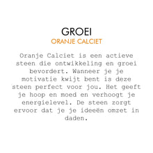 Load image into Gallery viewer, Groei - Oranje Calciet edelsteen - Insight Stones