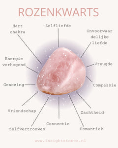 Gua sha Rozenkwarts - Insight Stones