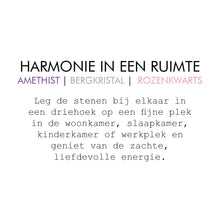 Load image into Gallery viewer, Harmonie in een ruimte - De Gouden Driehoek edelstenen - Insight Stones