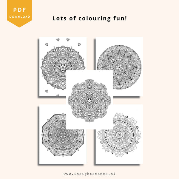 Mandala kleurplaten - Gratis! - Insight Stones