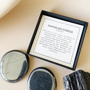 Mannelijke energie - Hematiet edelsteen - Insight Stones