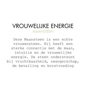 Vrouwelijke energie - Maansteen edelsteen - Insight Stones