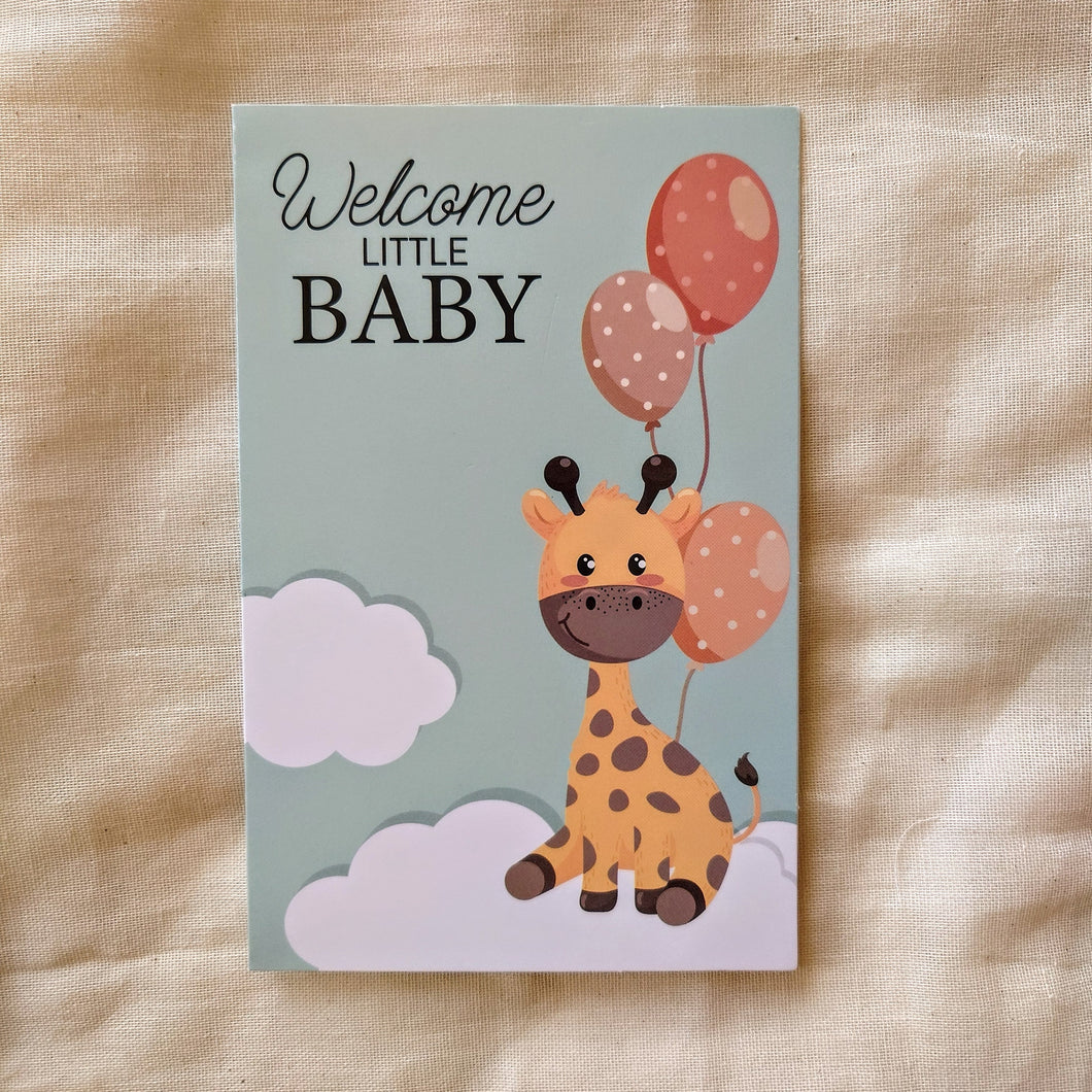 Welcome little baby - giraffe - Insight Stones