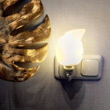Load image into Gallery viewer, Witte zoutsteen blad nachtlampje - Insight Stones