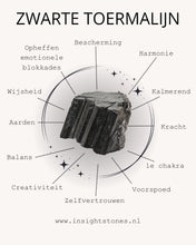 Load image into Gallery viewer, Zwarte toermalijn in 925 zilveren hanger - Insight Stones